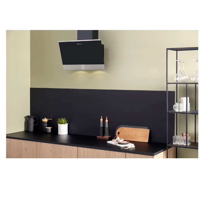 Bauknecht Dunstabzugshaube DBHVP 63 LM K, Kopffrei-Haube (Wand/60cm)