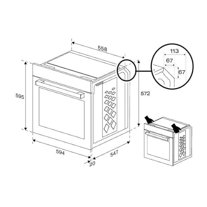 Beko BBIM13300X Einbau-Backofen