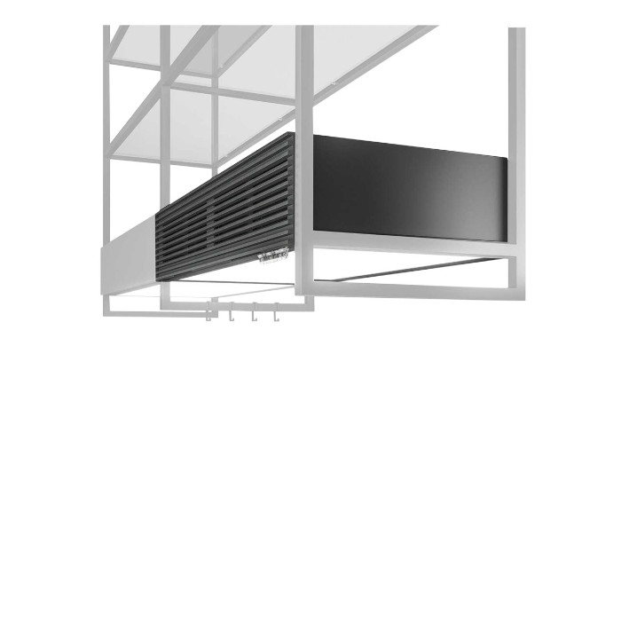 Elica KIT0167073 Absaugmodul für Open Suite, Schwarz