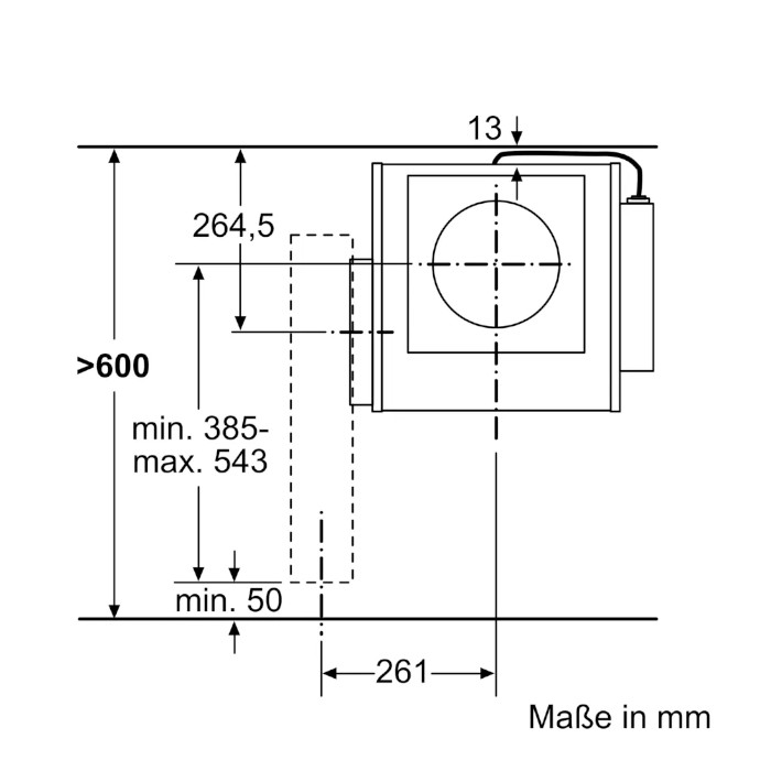 NEFF I91VT44N0 Dunstabzugshaube N 90, Tischlüfter