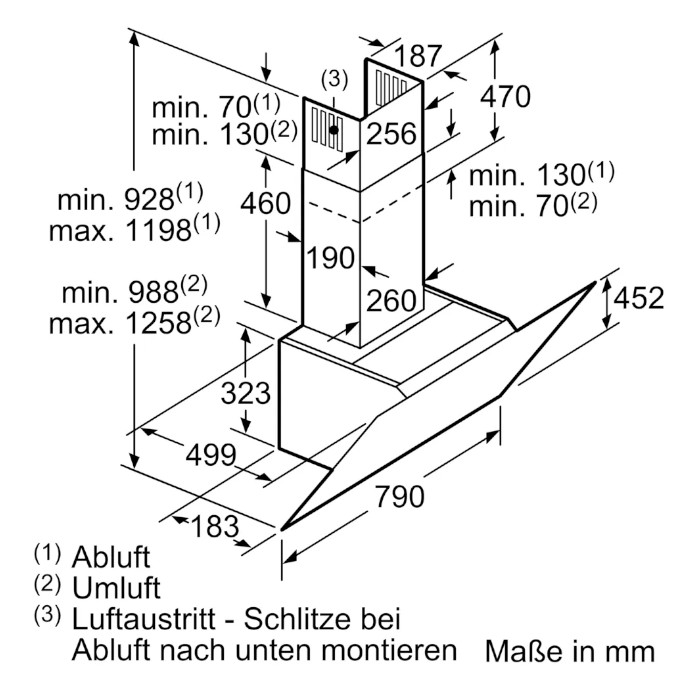iQ300, Wandesse, 80 cm, Klarglas schwarz bedruckt LC87KHM60
