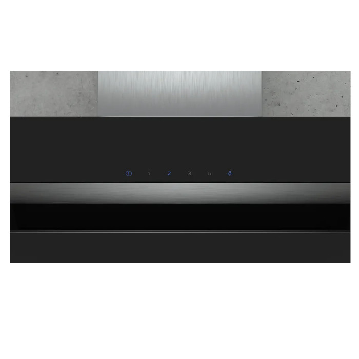 iQ300, Wandesse, 80 cm, Klarglas schwarz bedruckt LC87KHM60