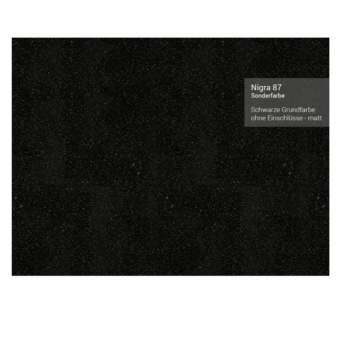 Systemceram 5091 Genea 87 Nigra Keramik Einbauspüle