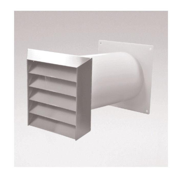 Naber Mauerkasten Zuluft rund Ø 150 mm, Edelstahl 40045242N