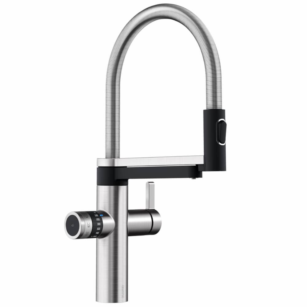 BLANCO Küchenarmatur EVOL-S Pro Soda System-Armatur, Steel, 29% Rabatt Summer Sale